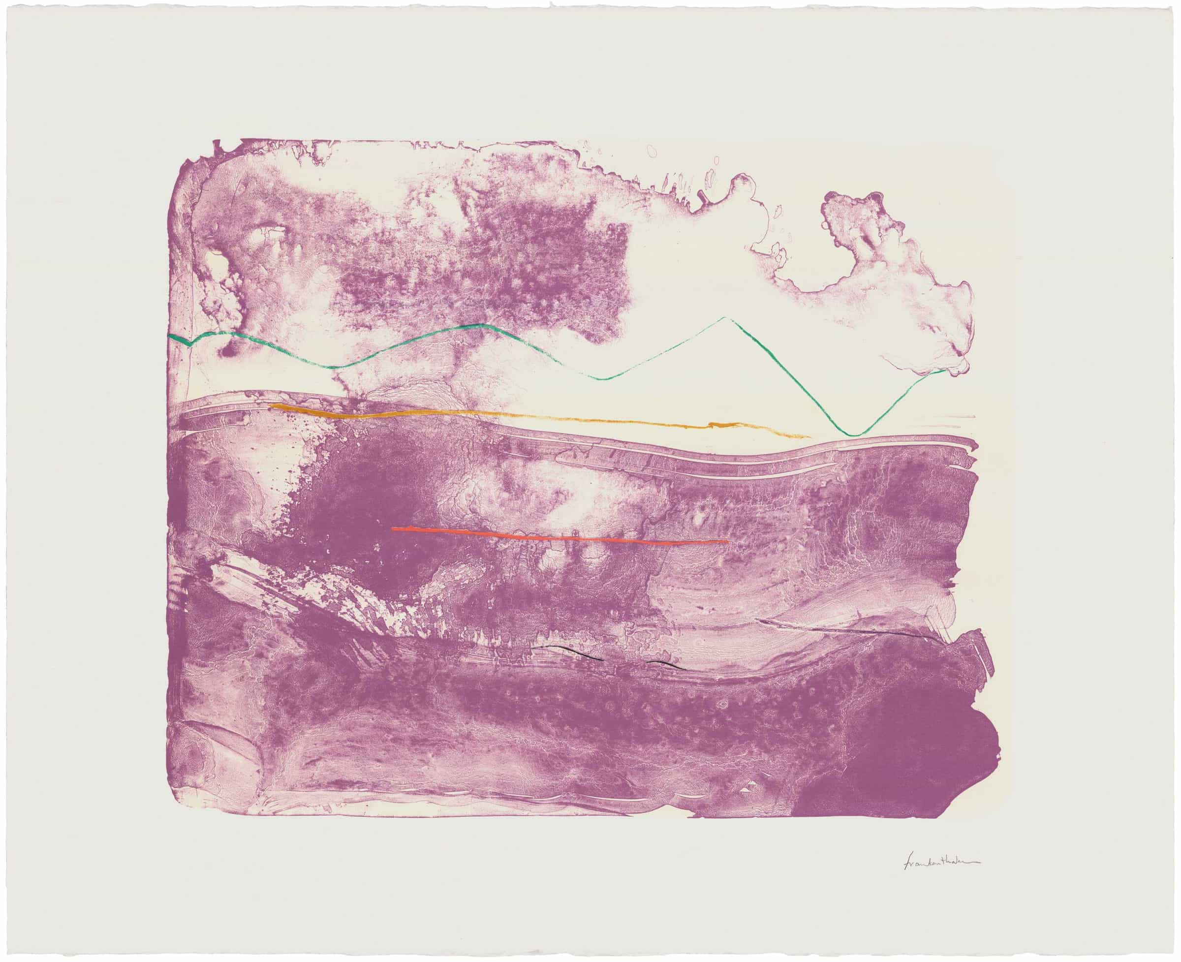 Helen Frankenthaler, Lilac Sweep, 2003-2006