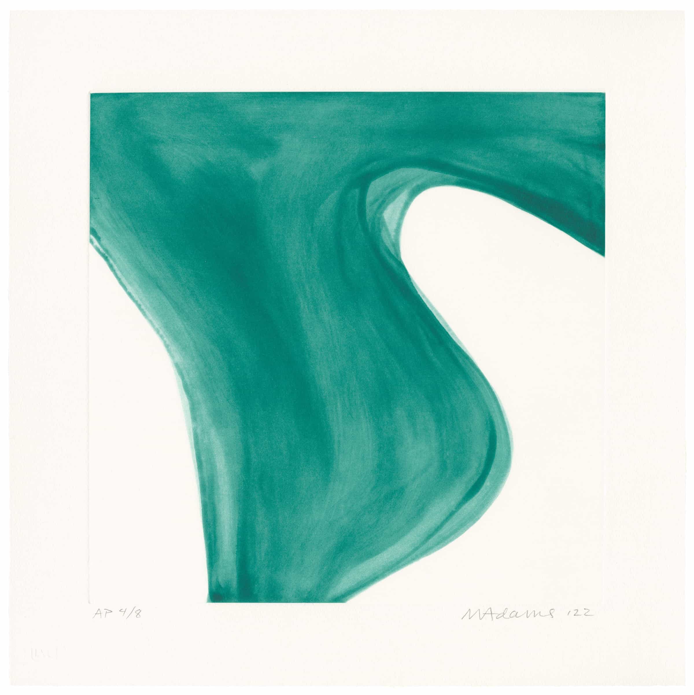 Marina Adams, NY Series (Etchings) Deep Green, 2022