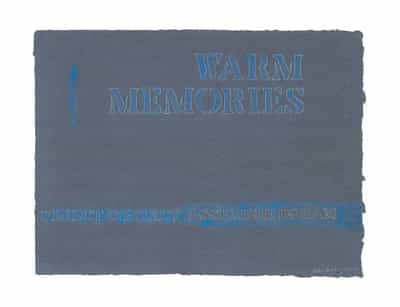 Edwin Schlossberg, Warm Memories, 1981