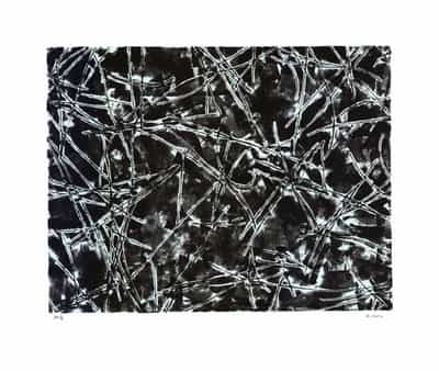 Julian Lethbridge, Untitled (Pine Needles/Blue), 2000