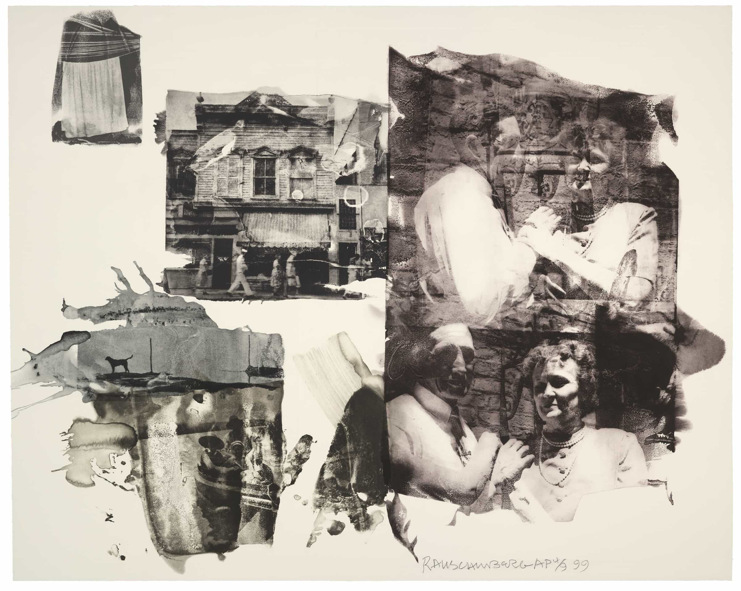 Robert Rauschenberg, Big and Little Bullys (Ruminations), 1999