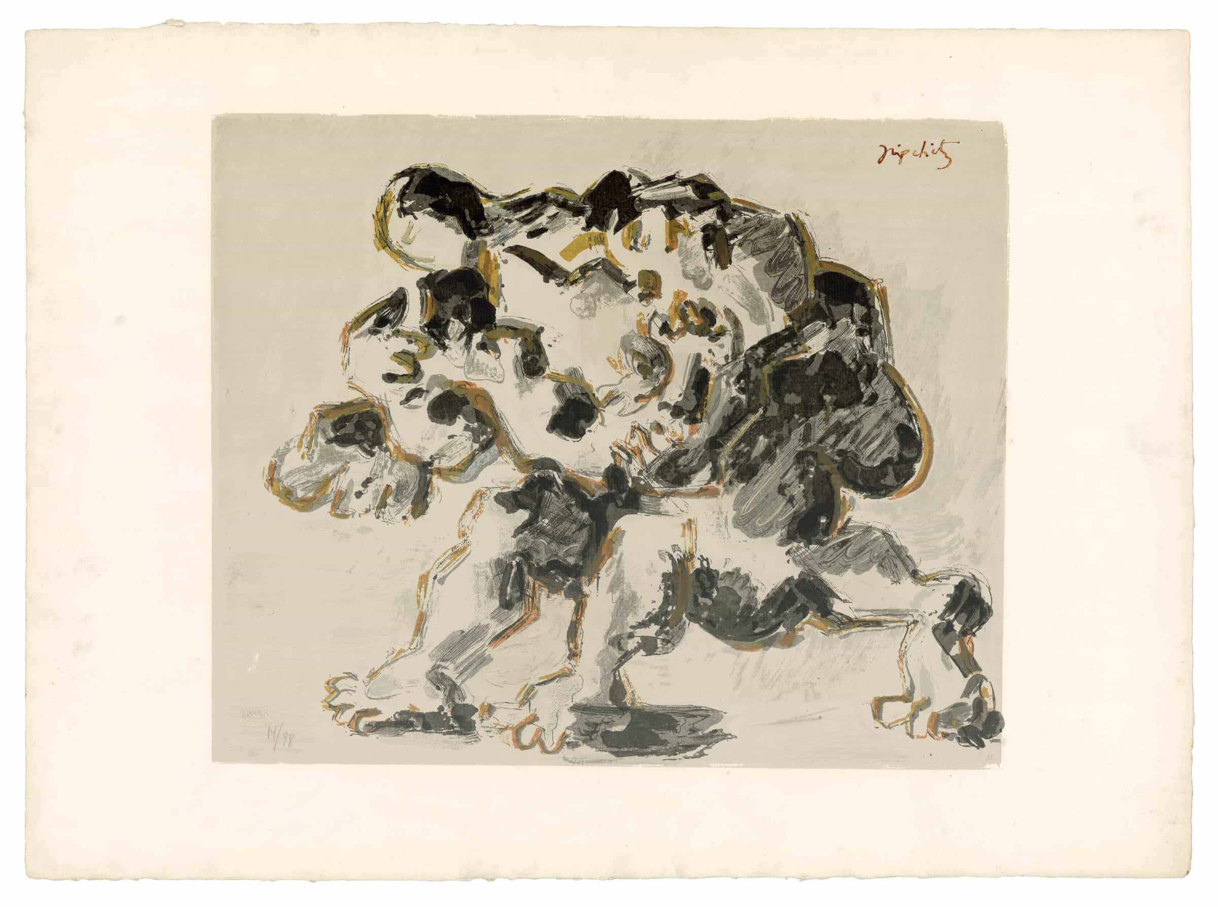 The Couple, 1957, Jacques Lipchitz | Universal Limited Art