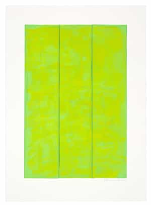 Julia Rommel, Untitled (yellow/green I), 2023