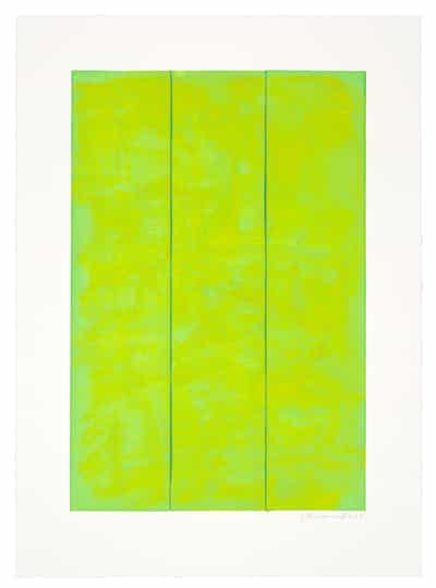 Julia Rommel, Untitled (yellow/green I), 2023