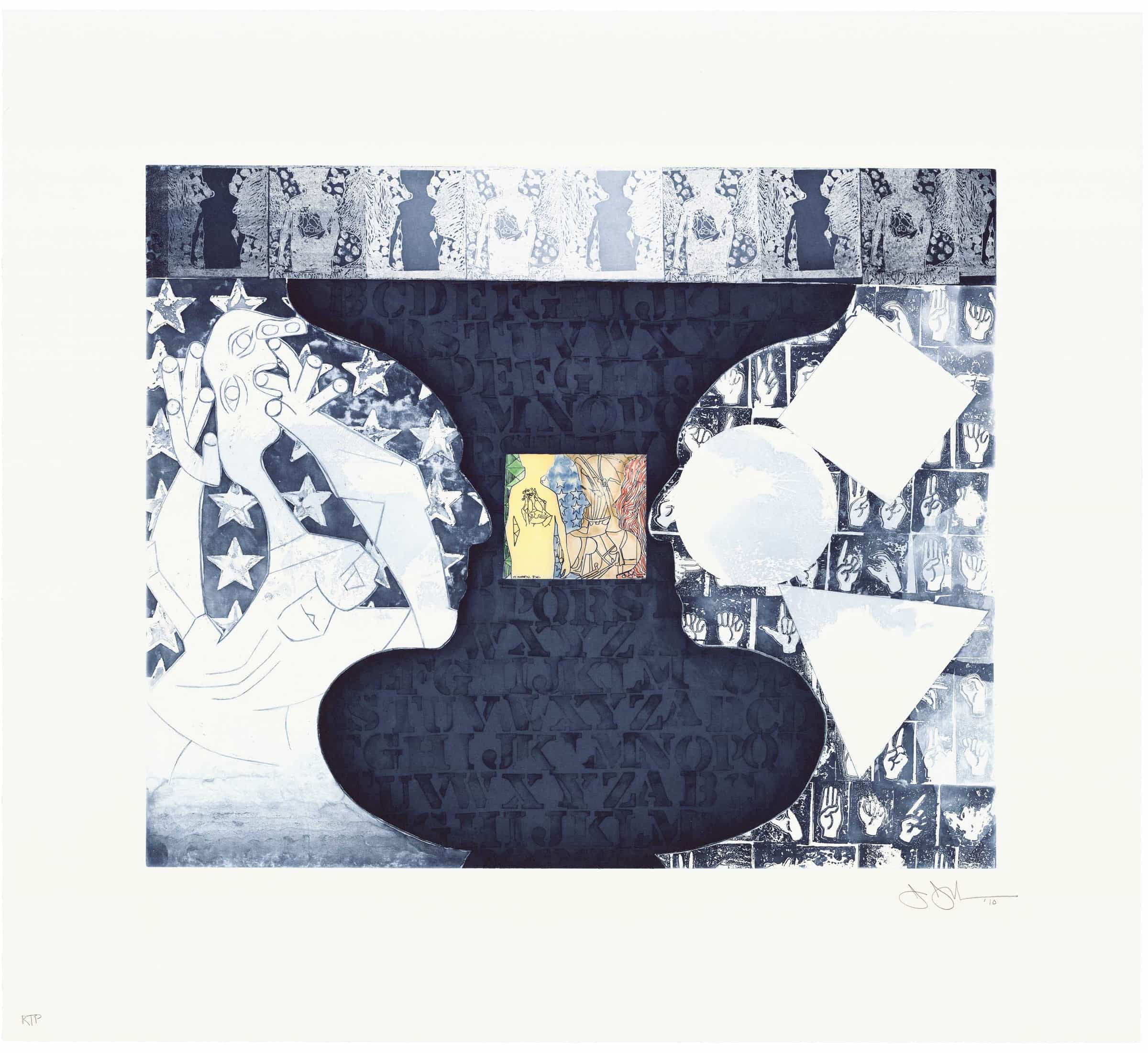 Jasper Johns, Shrinky Dink 3, 2011