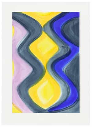 Marina Adams, 3 Graces (Blue), 2025
