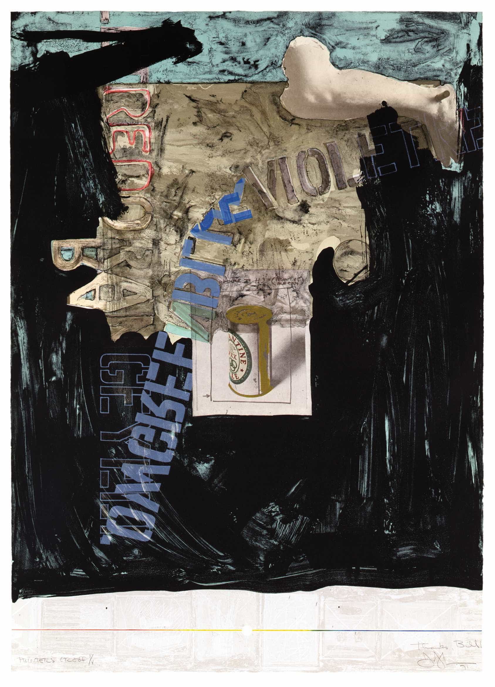Jasper Johns, Decoy, 1971