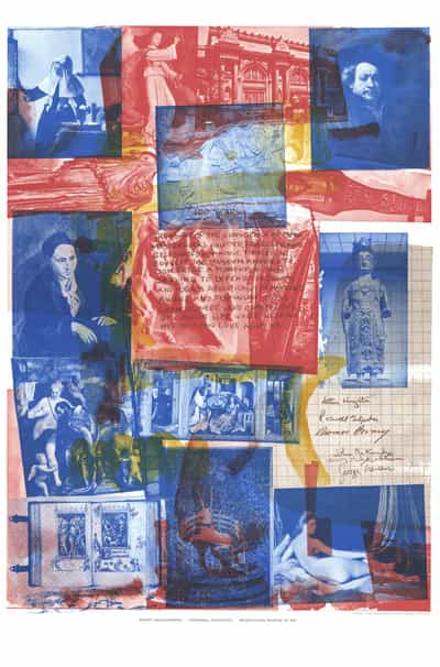 Robert Rauschenberg, Untitled (Centennial Certificate Metropolitan Museum of Art Poster), 1970