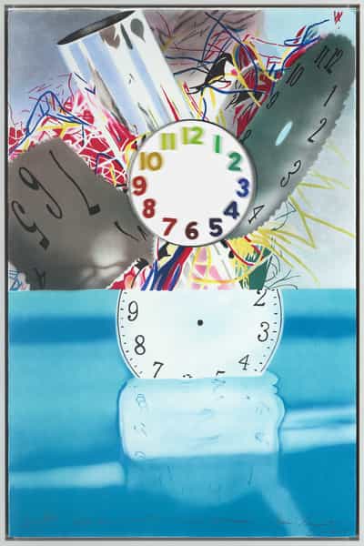James Rosenquist, The Memory Continues but the Clock Disappears, 2011