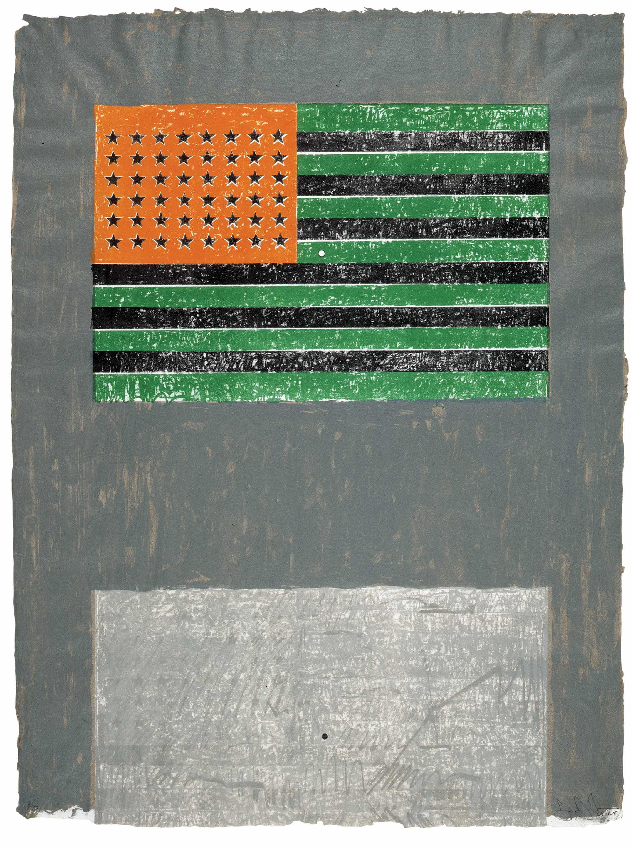 Jasper Johns, Flags, 1967-68