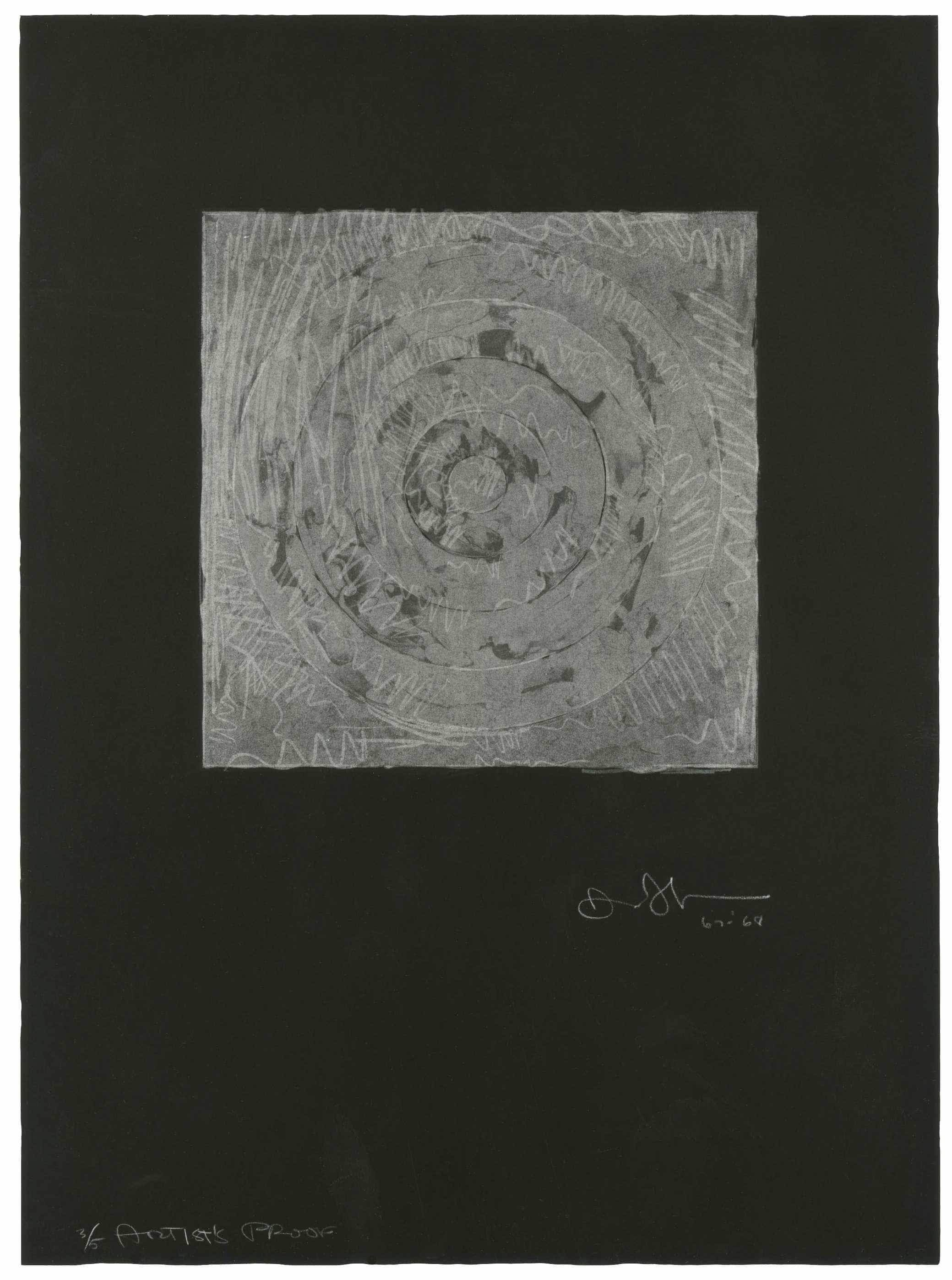 Jasper Johns, White Target, 1968