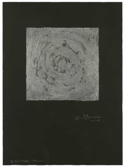 Jasper Johns, White Target, 1968