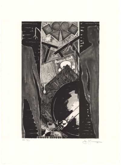 Jasper Johns, Fall (H.C. Edition), 1989