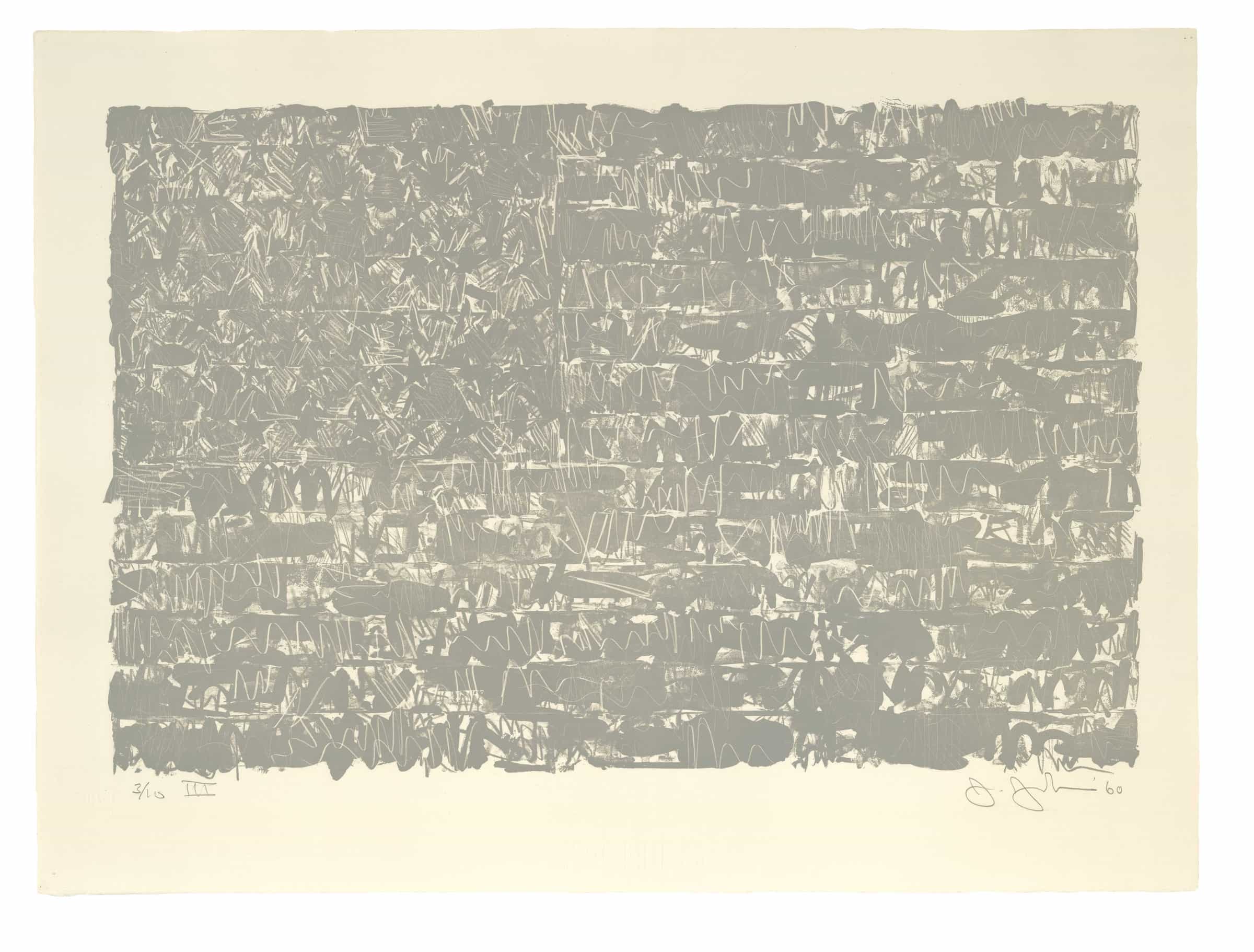 Jasper Johns, Flag III, 1960