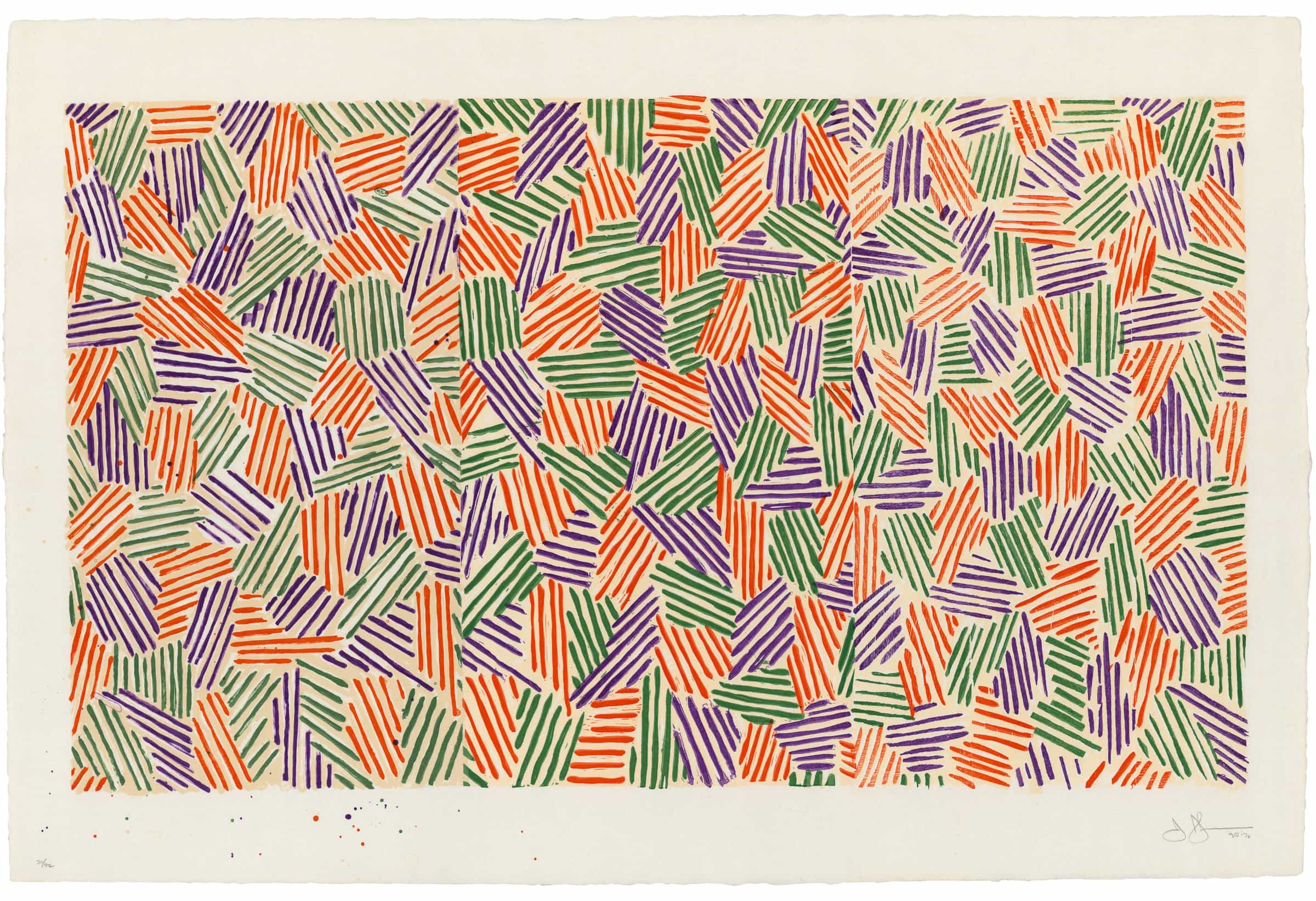 Scent, 1975-76, Jasper Johns | Universal Limited Art Editions (ULAE)