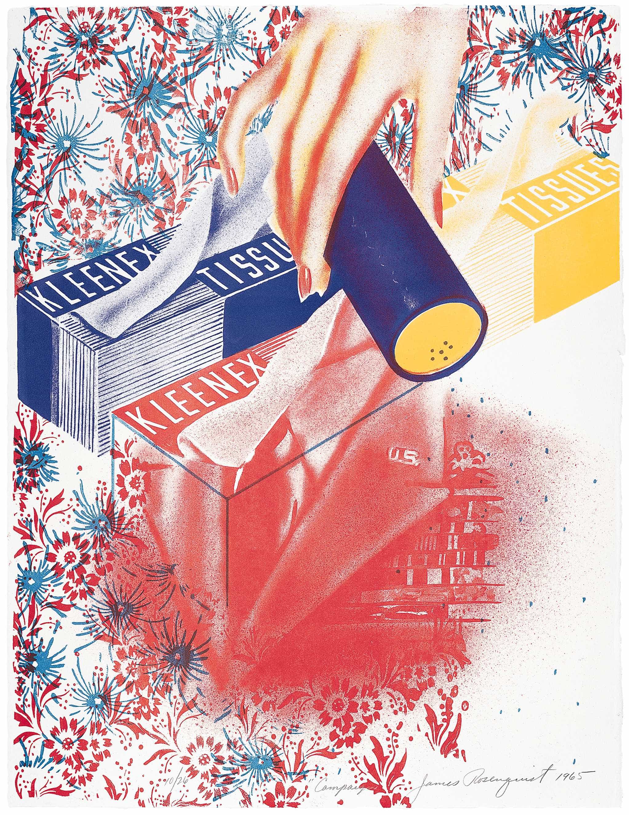 James Rosenquist, Campaign, 1965