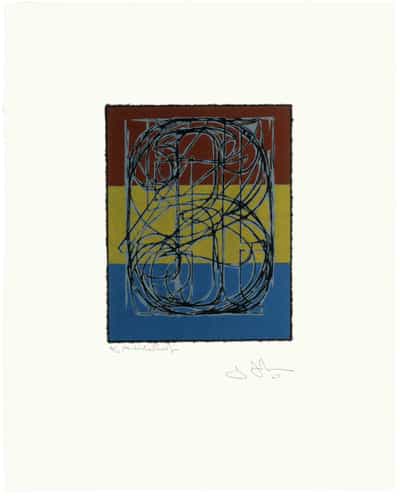 Jasper Johns, 0 through 9 (Committee to Rescue Italian Art), 1967