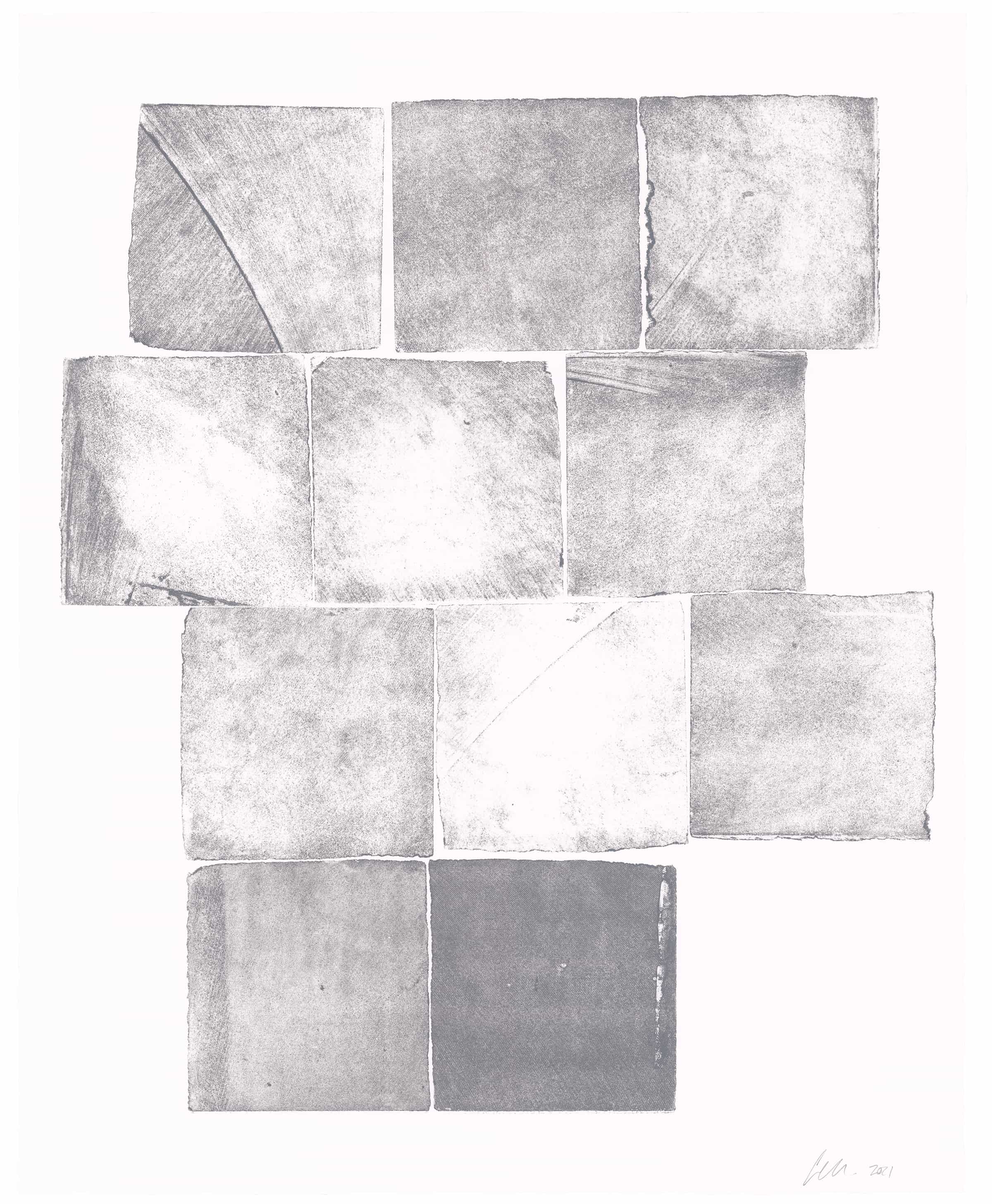 Sam Moyer, Hand Tiles 2, 2021