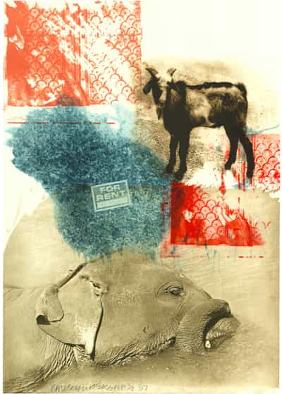 Robert Rauschenberg, Leasee (Ground Rules), 1997