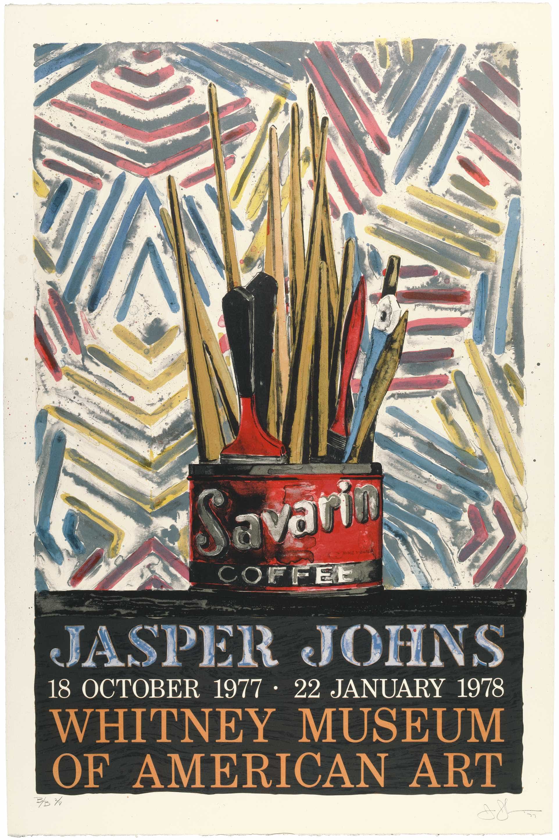 Jasper Johns, Savarin, 1977