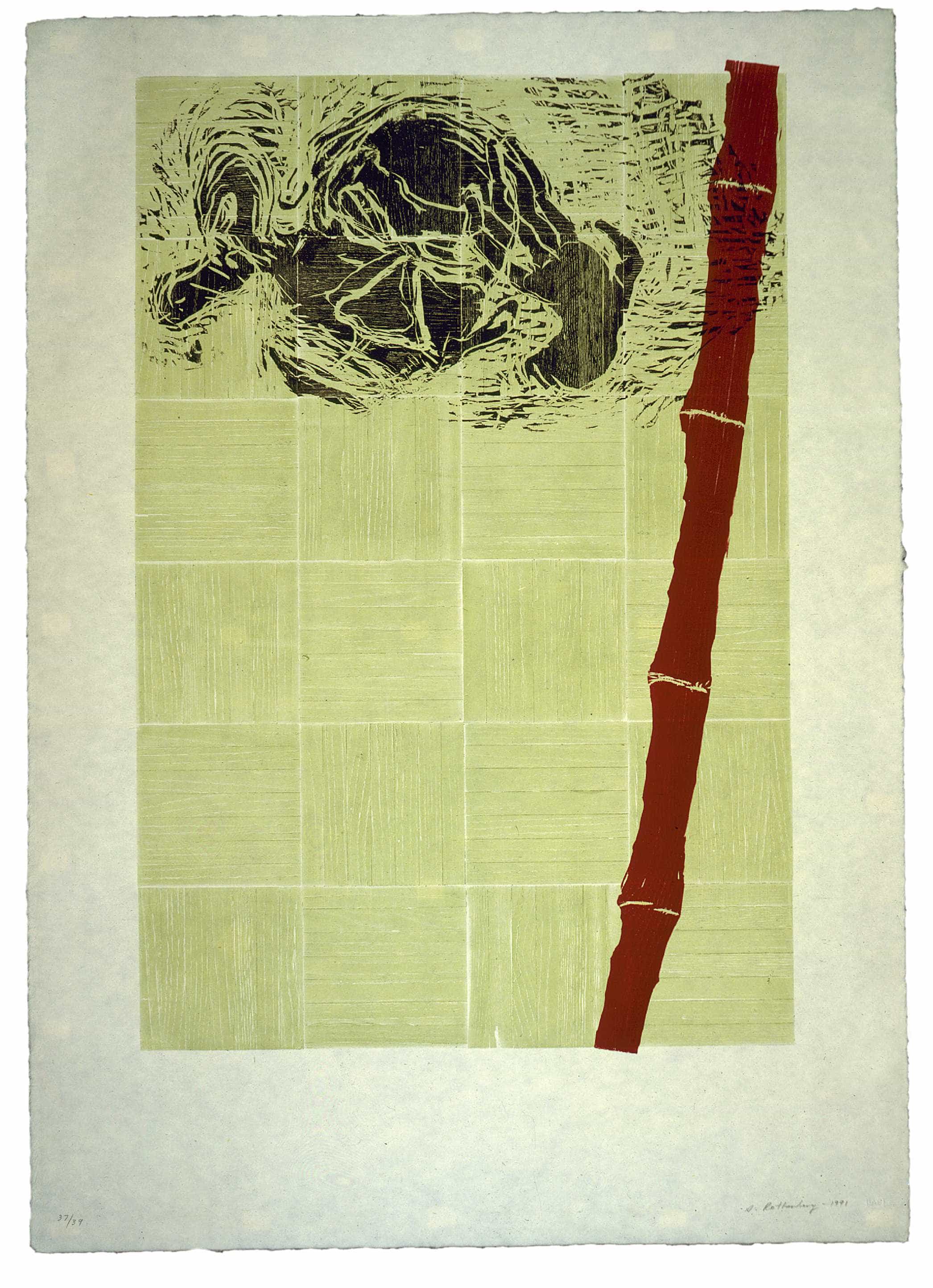 Susan Rothenberg, Red Bamboo, 1991
