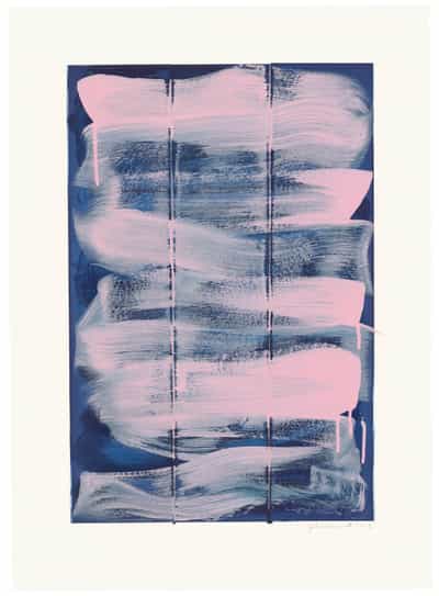 Julia Rommel, Untitled (pink/navy), 2023