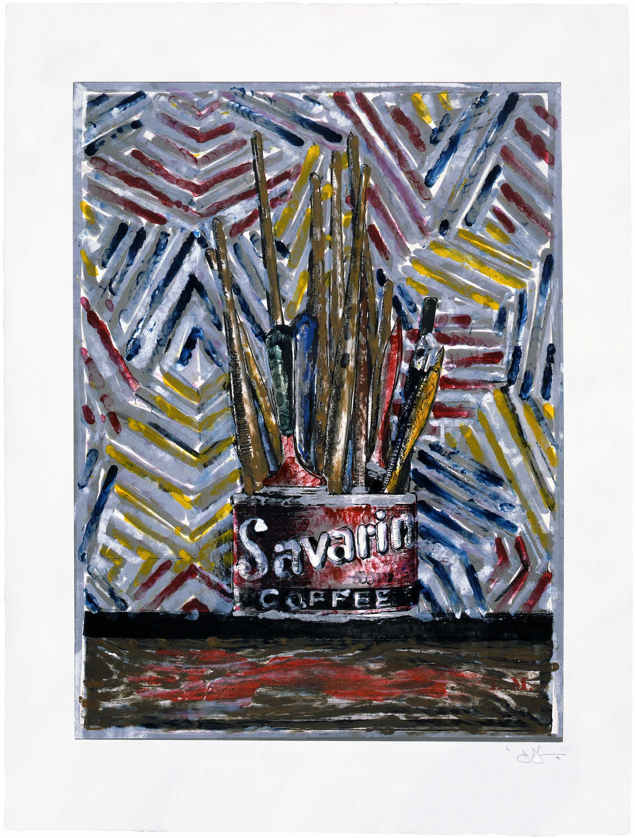 Jasper Johns, Savarin, 1982