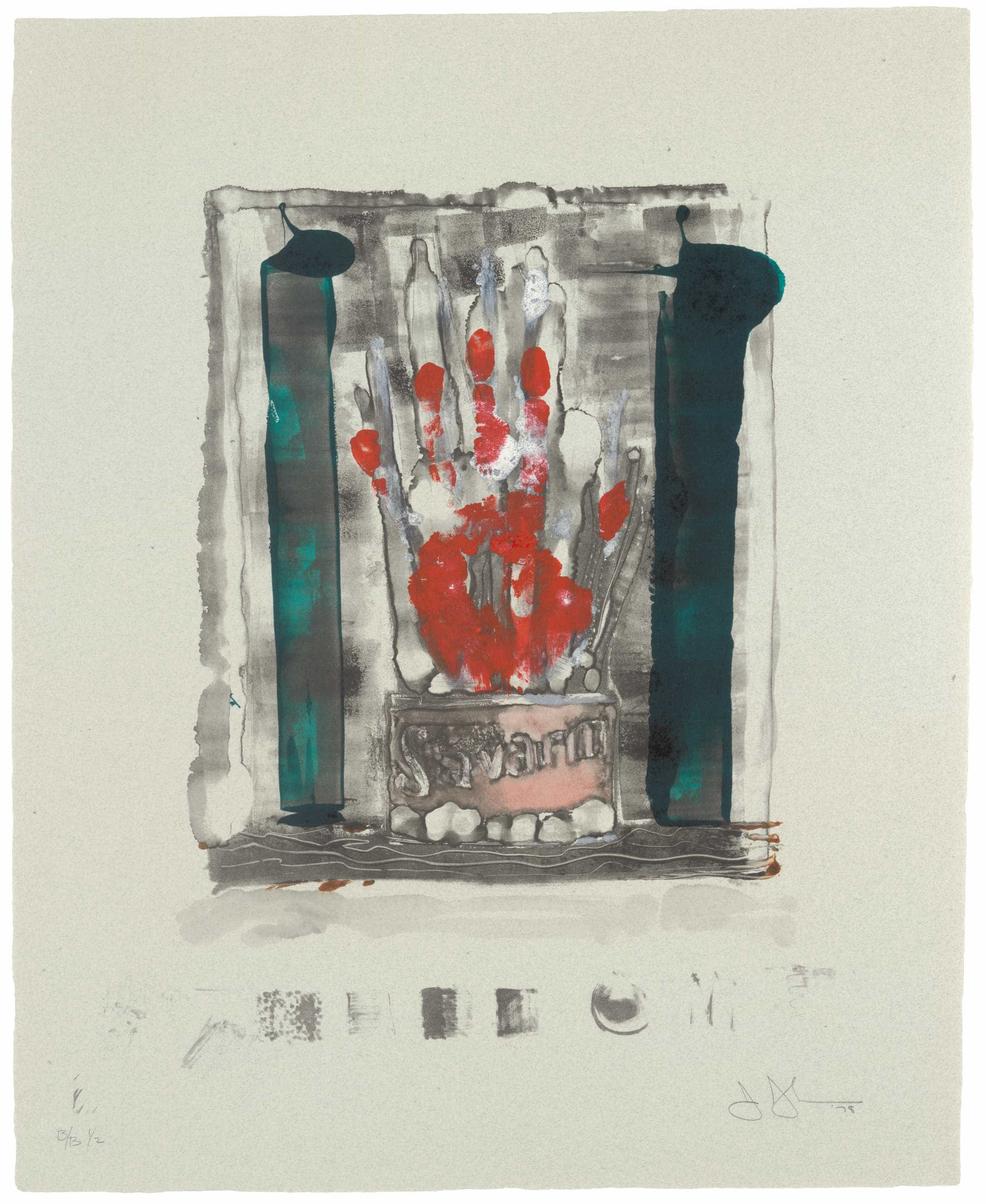 Jasper Johns, Savarin, 1978