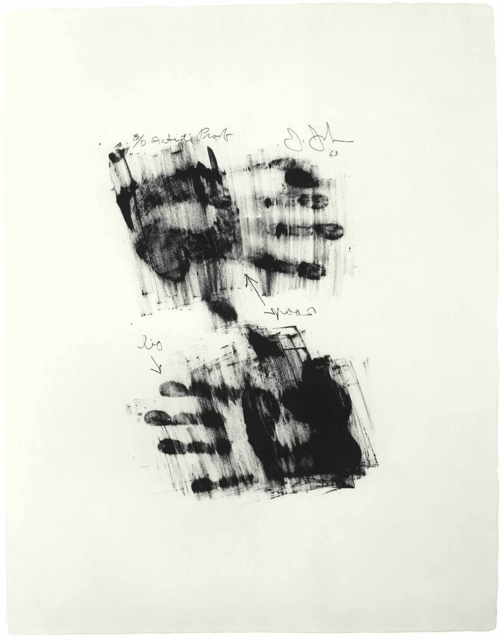 Jasper Johns, Hand, 1963