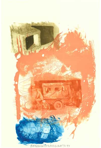 Robert Rauschenberg, Retreat (Ground Rules), 1997