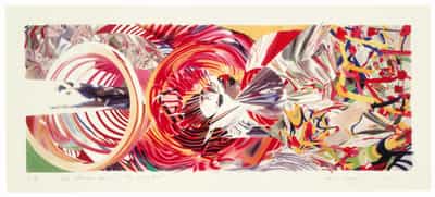 James Rosenquist, The Stowaway Peers out at the Speed of Light, 2001