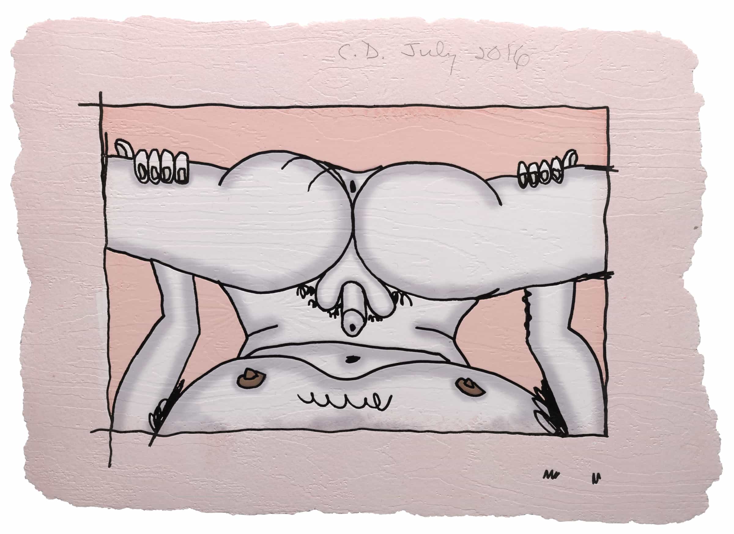 Carroll Dunham, Untitled, 2016