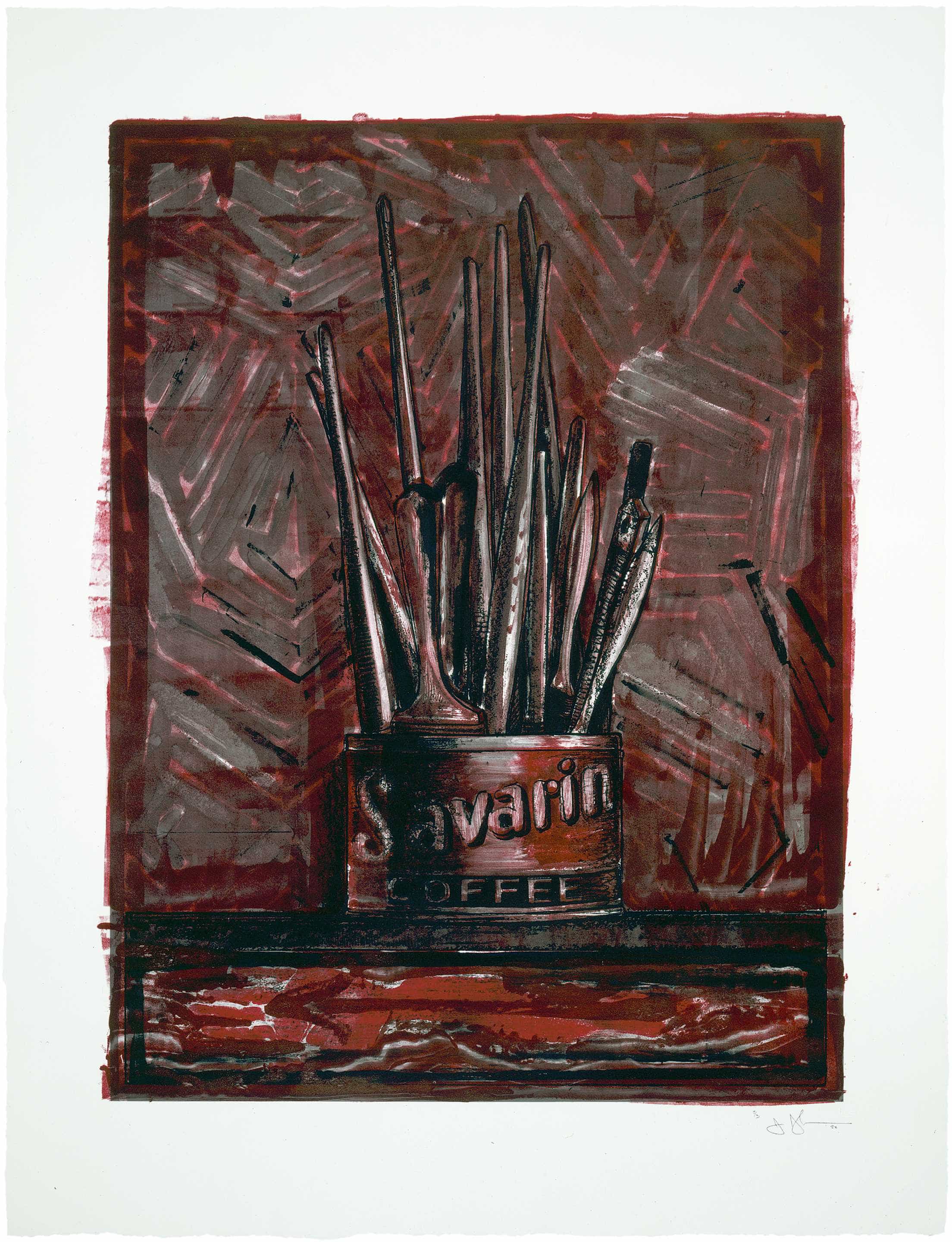 Jasper Johns, Savarin, 1982