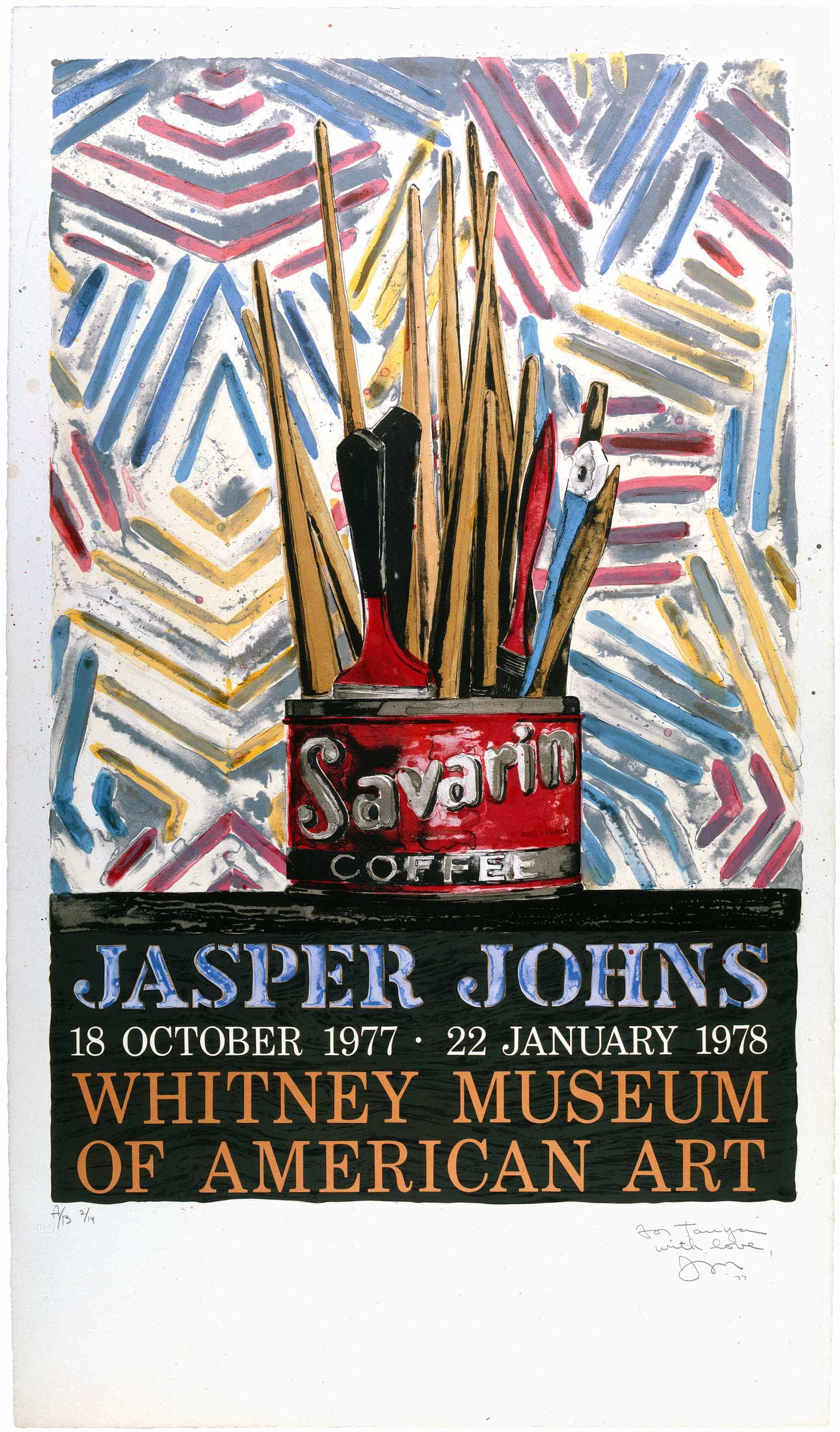 Jasper Johns, Savarin, 1977