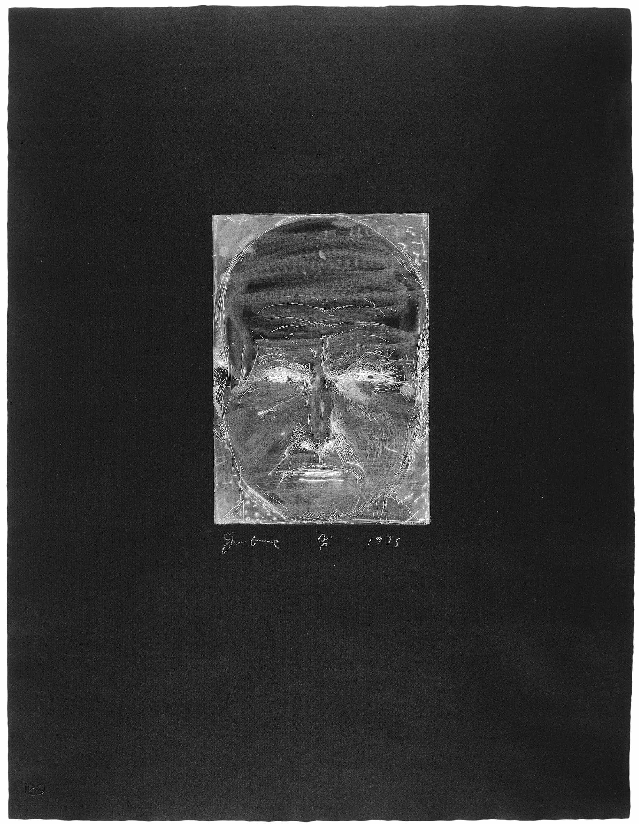 Jim Dine, Self Portrait as a Negative, 1975