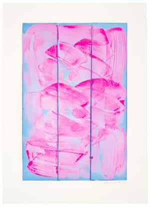Julia Rommel, Untitled (pink/blue II), 2023