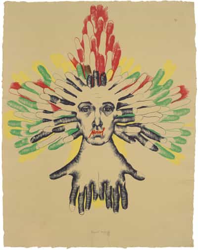 Marisol, Cultural Head, 1973