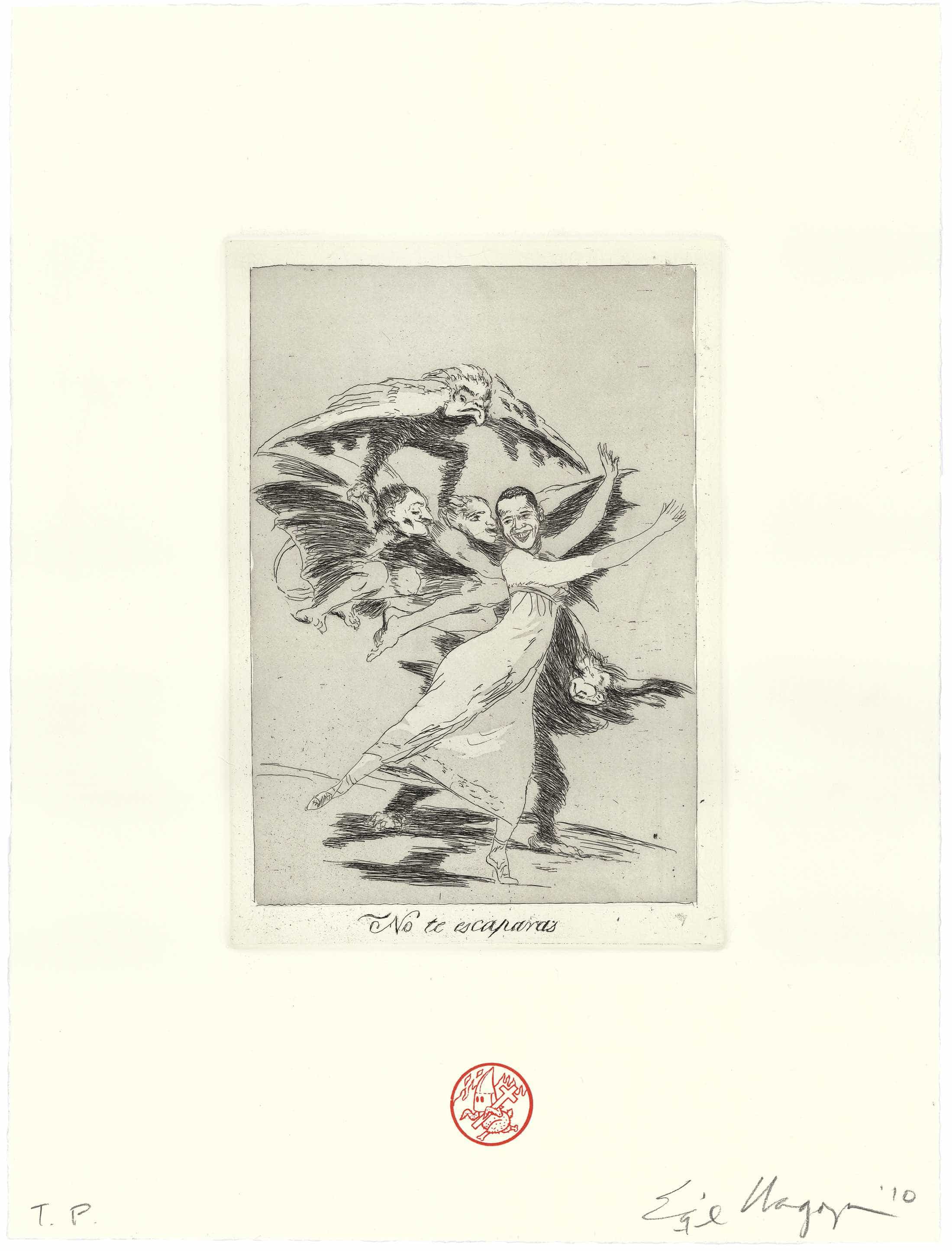 Enrique Chagoya, Return to Goya No. 9, 2010