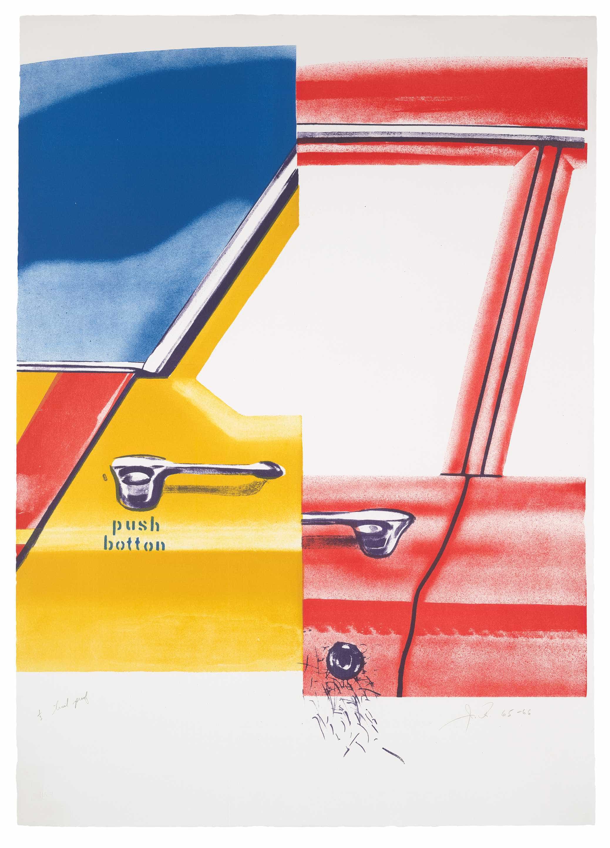 Roll Down, 1965-66, James Rosenquist | Universal Limited Art