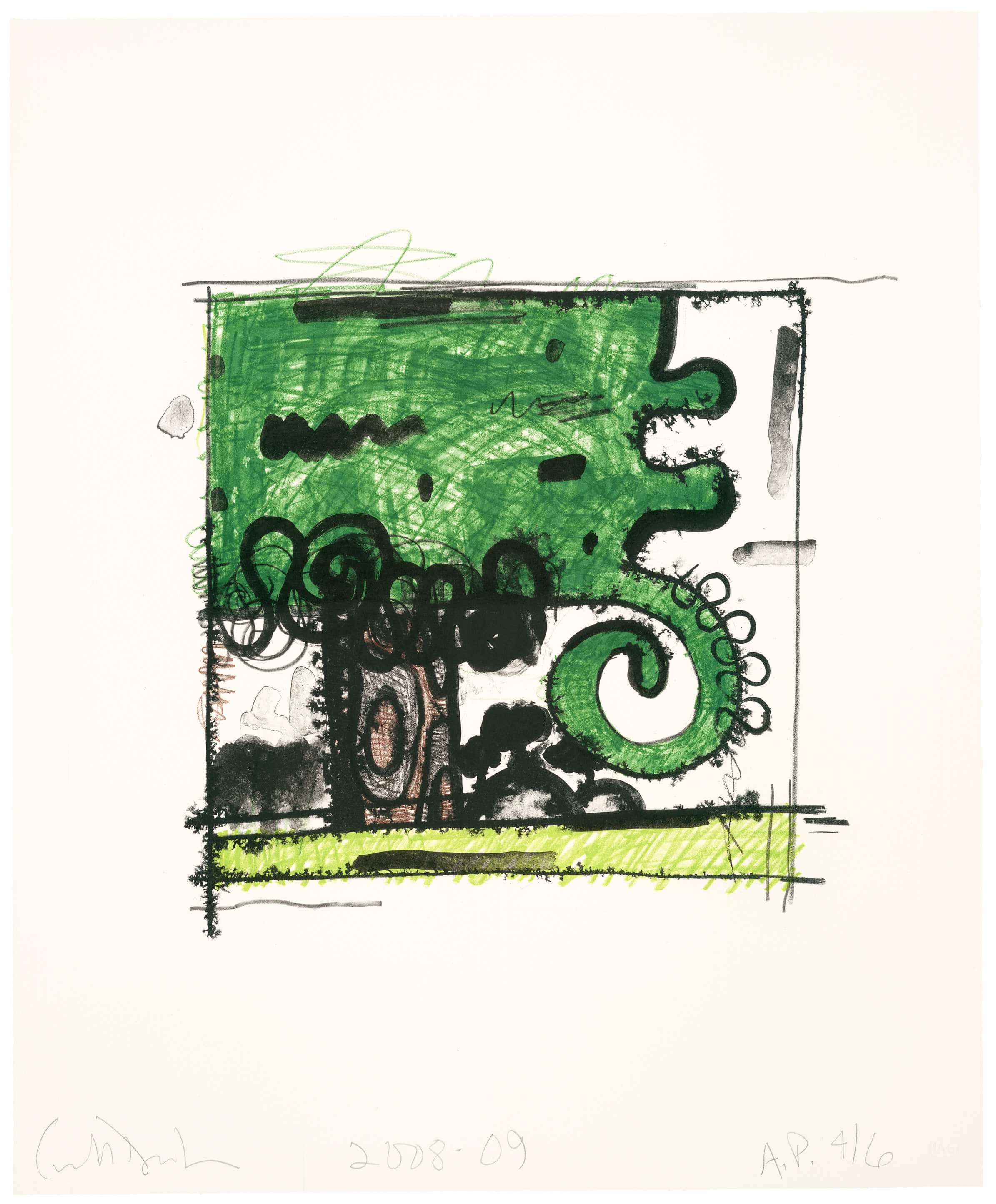 Carroll Dunham, Tree 2, 2009