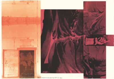 Robert Rauschenberg, Glacial Decoy Series: Lithograph III, 1980