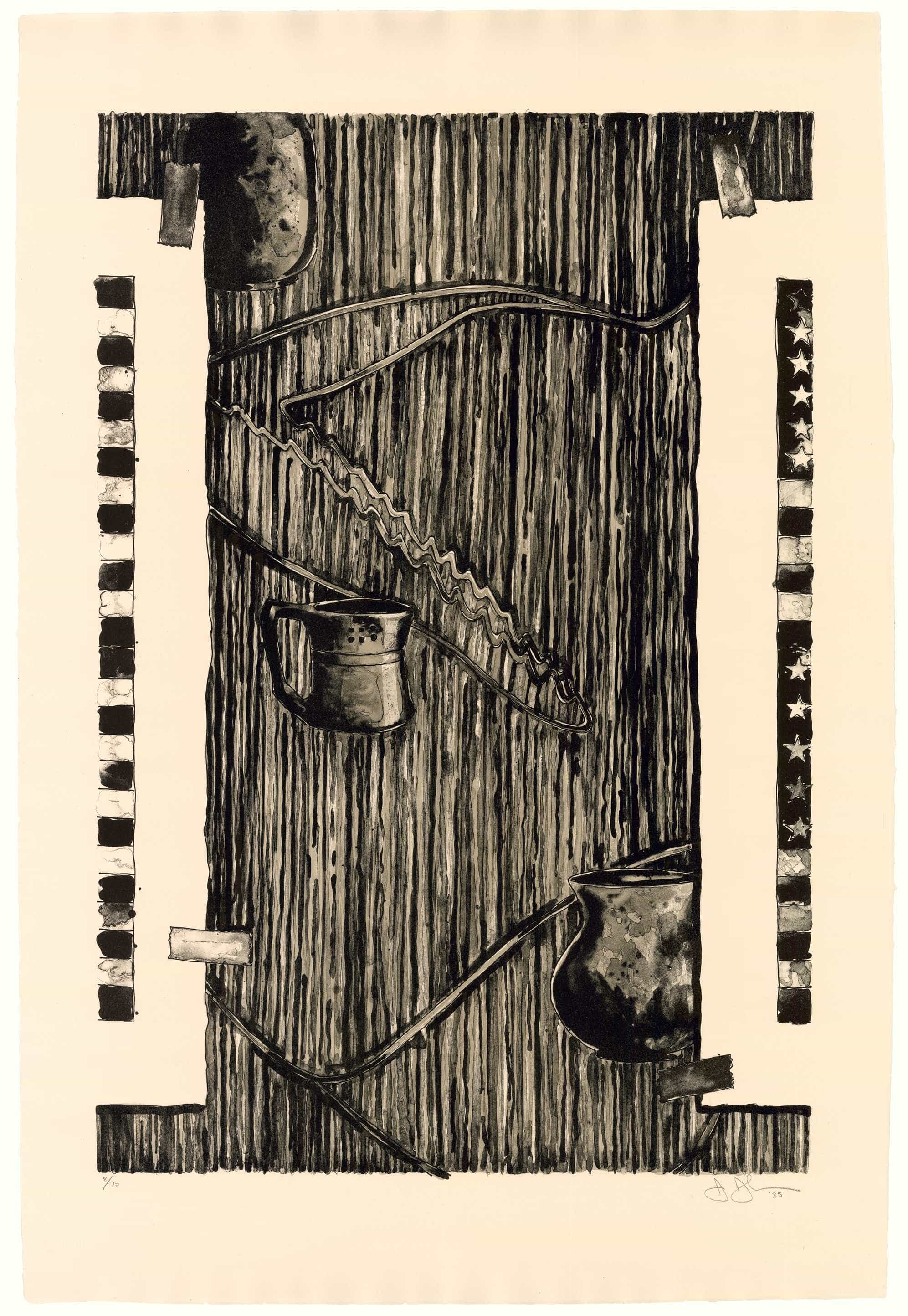 Jasper Johns, Ventriloquist, 1985