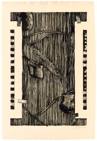 Jasper Johns, Ventriloquist, 1985