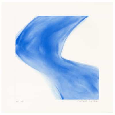 Marina Adams, NY Series (Etchings) Ultramarine, 2022