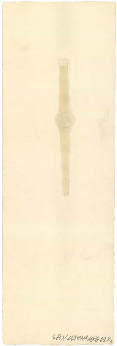 Robert Rauschenberg, Intaglio Watch, 1968