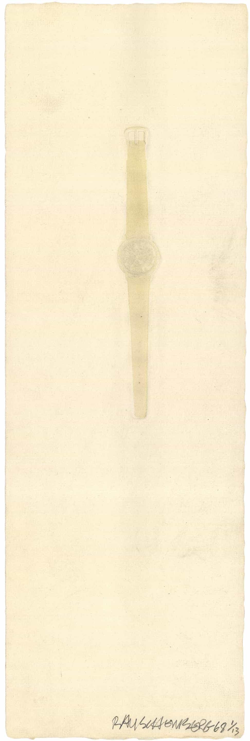 Robert Rauschenberg, Intaglio Watch, 1968