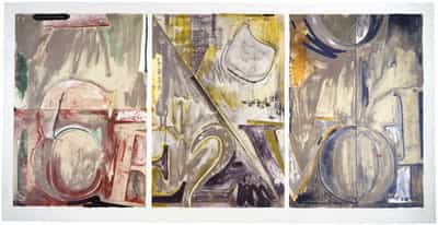 Jasper Johns, Voice 2 (H.C. Edition), 1982