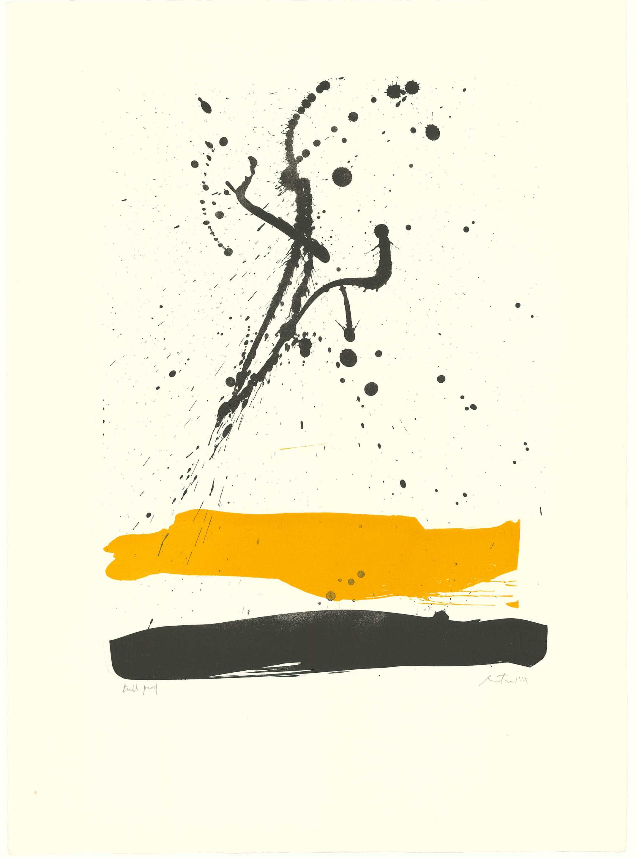 Robert Motherwell, A Throw of the Dice #4, 1963