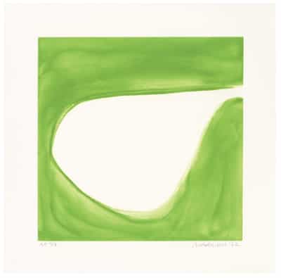 Marina Adams, NY Series (Etchings) Light Green, 2022
