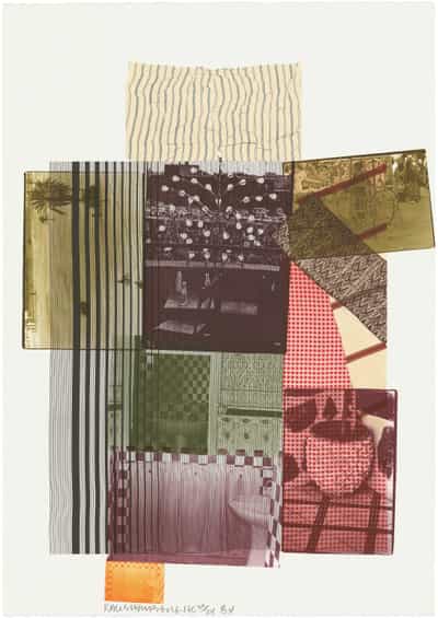 Robert Rauschenberg, Pre-Morocco, 1984